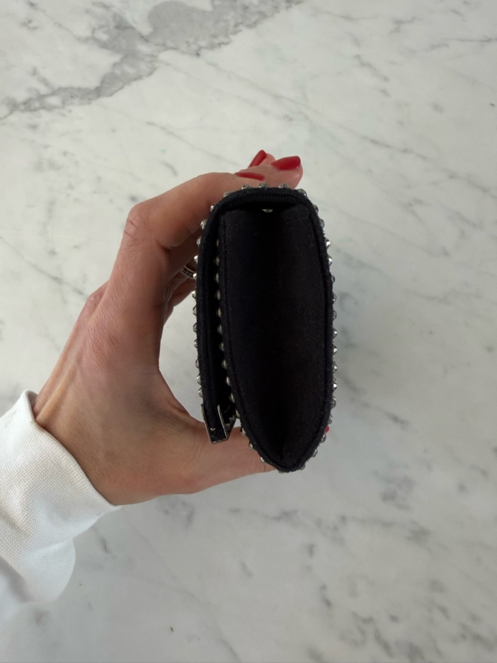 BCBG Max Azria Studded Mini Chain Bag - Picture 10 of 11